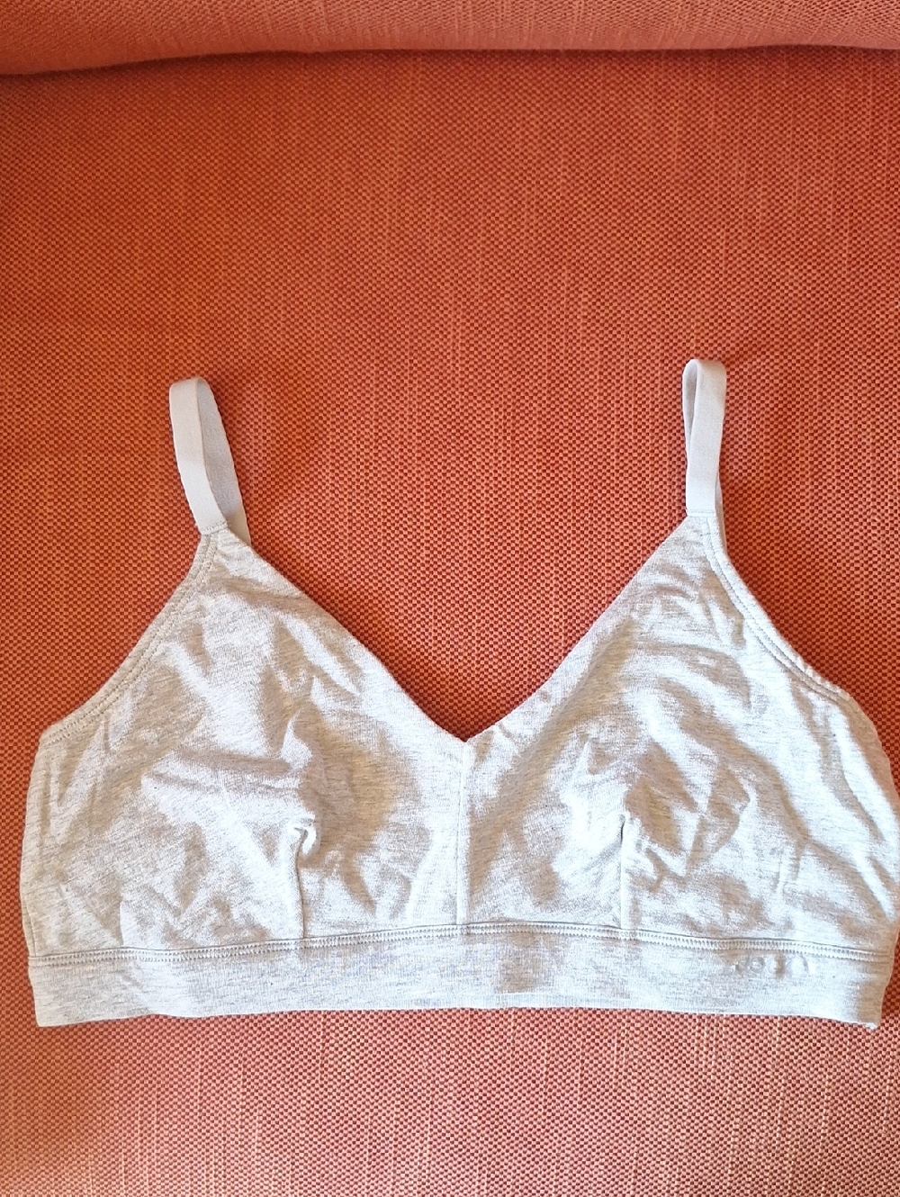 Jockey Organic Cotton Wireless Light Gray Bralette - NEW